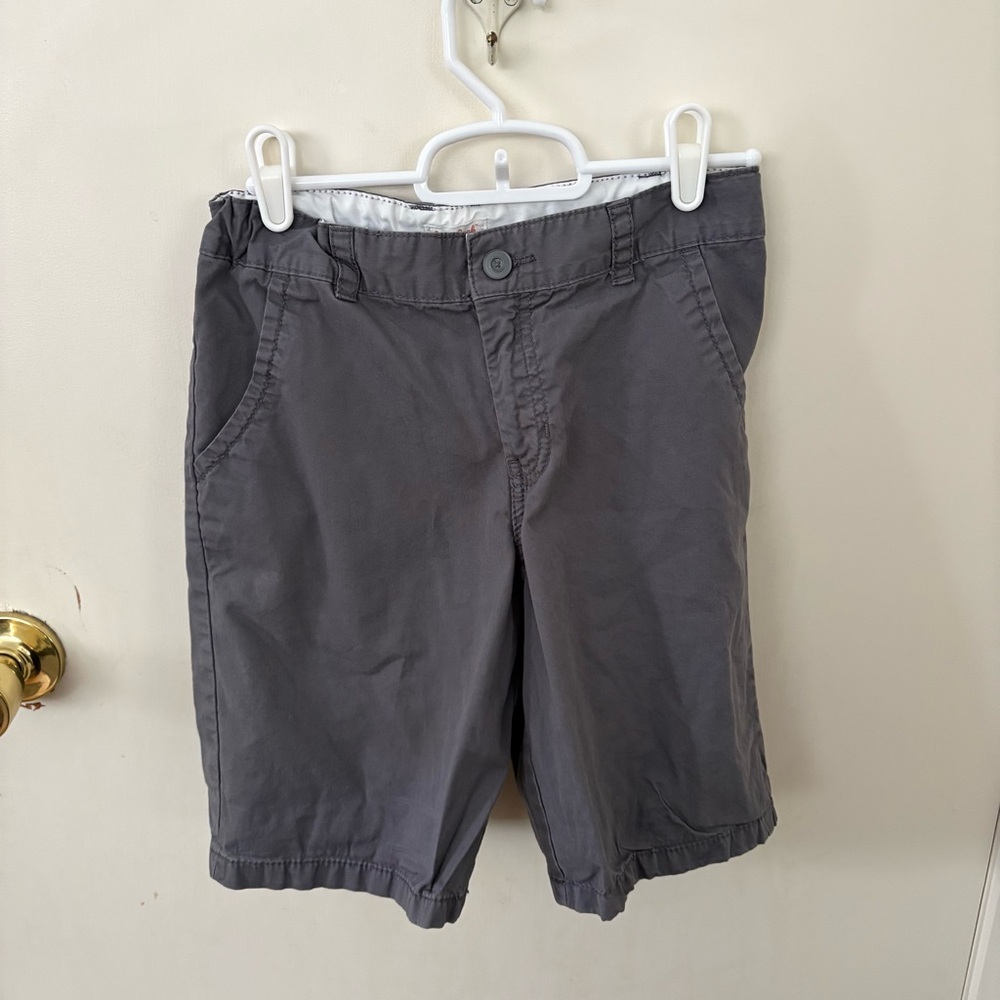5/$25 Cat & Jack Boy's grey cotton Shorts size 12